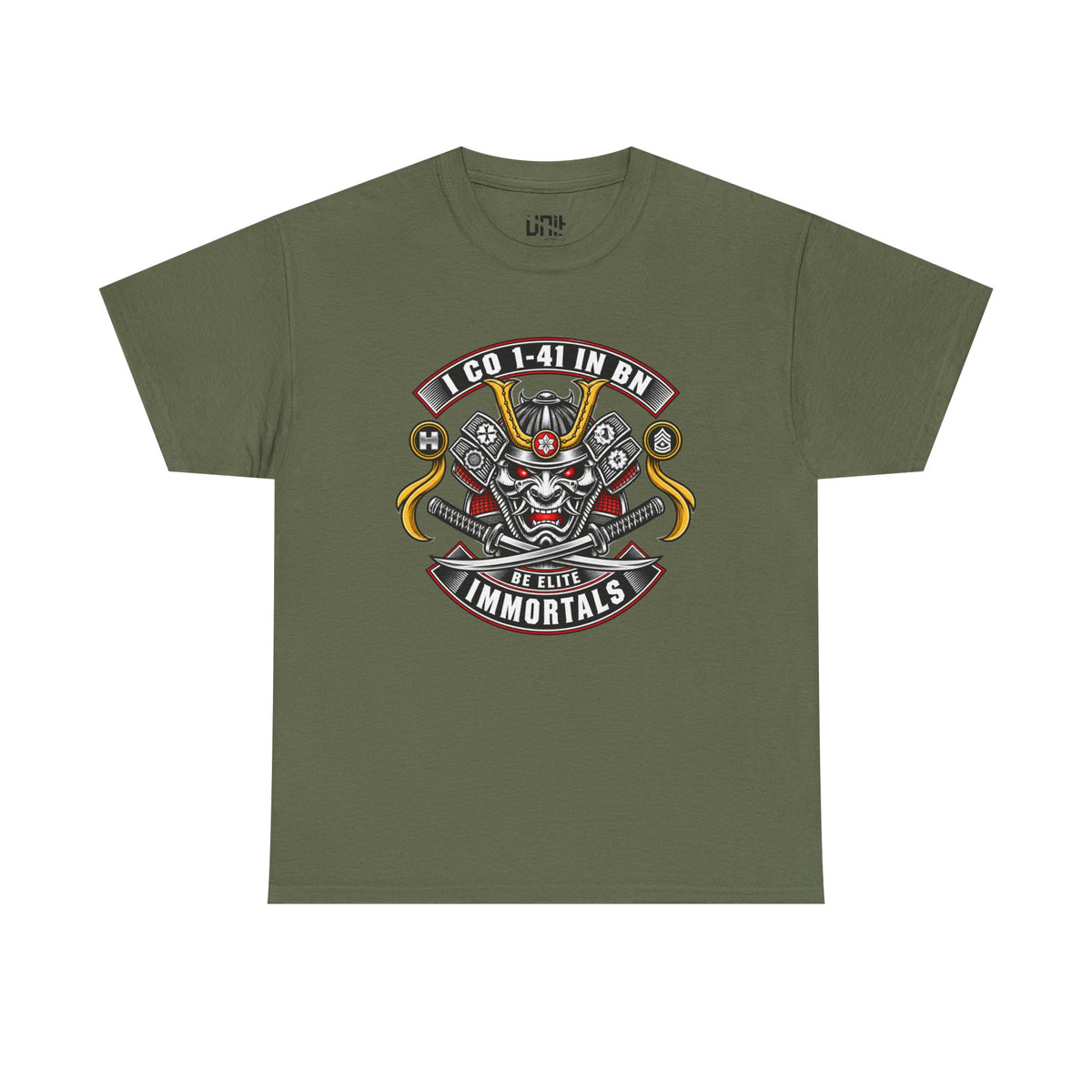 Dynasty I Co 1-41 IN BN EST 1917 Minimalist - Unisex Heavy Cotton Tee