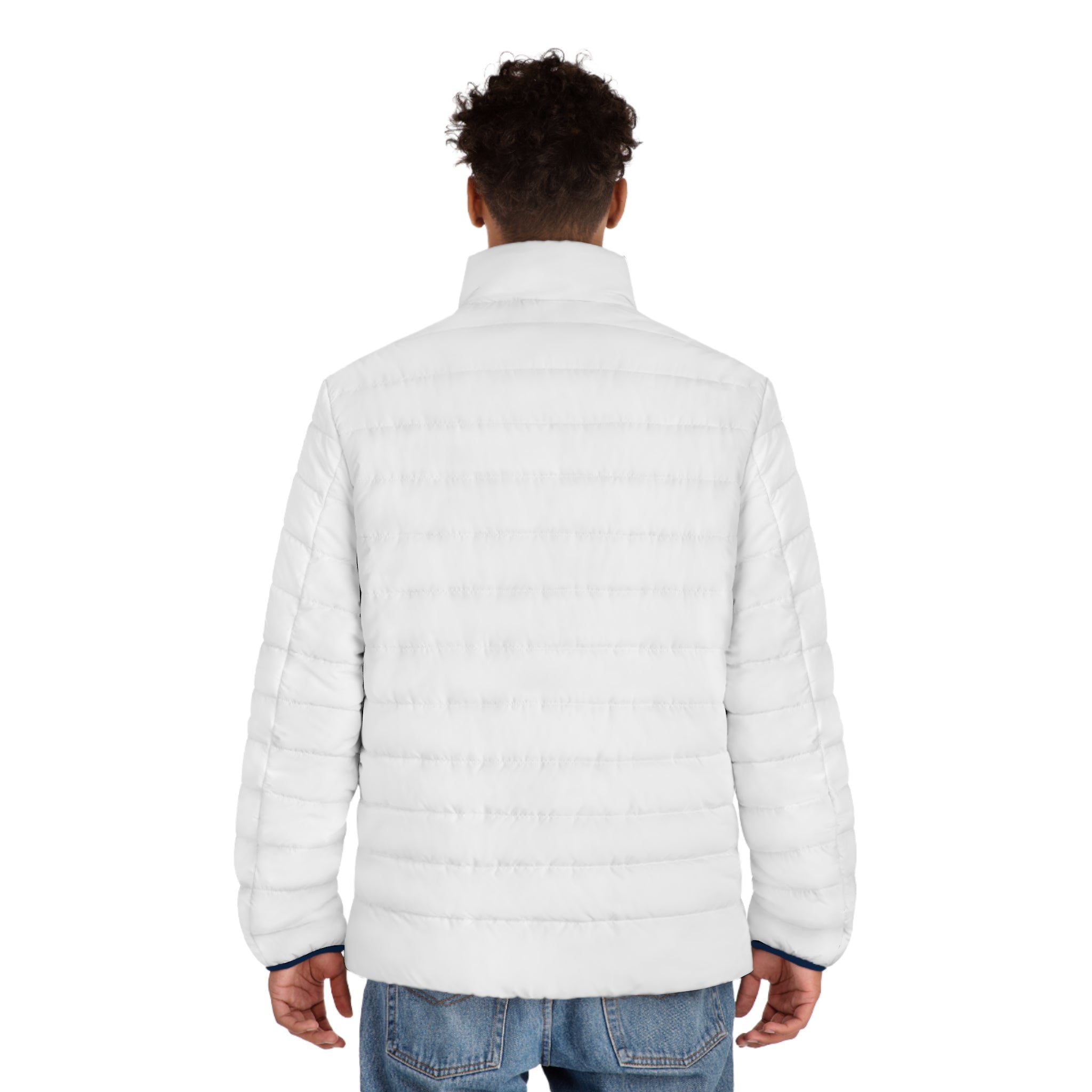 STAT-TIS - Men's Puffer Jacket (AOP)