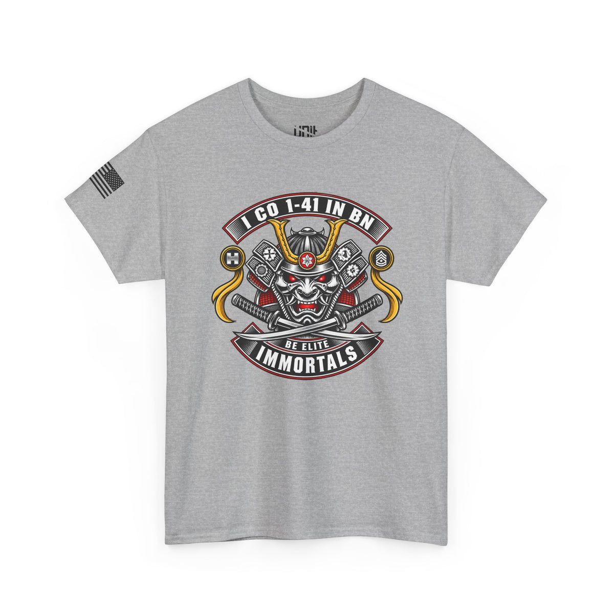 Dynasty I Co 1-41 IN BN EST 1917 Minimalist - Unisex Heavy Cotton Tee