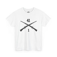 1-41 Infantry - Unisex Heavy Cotton Tee