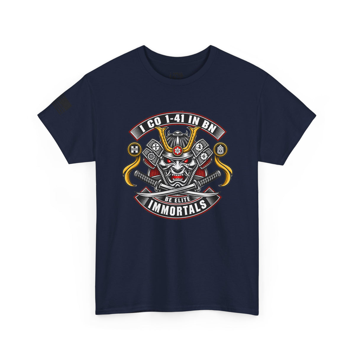 Dynasty I Co 1-41 IN BN EST 1917 Minimalist - Unisex Heavy Cotton Tee