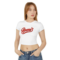 Rome's Bar - Women's Cropped Baby Tee (Rome's)