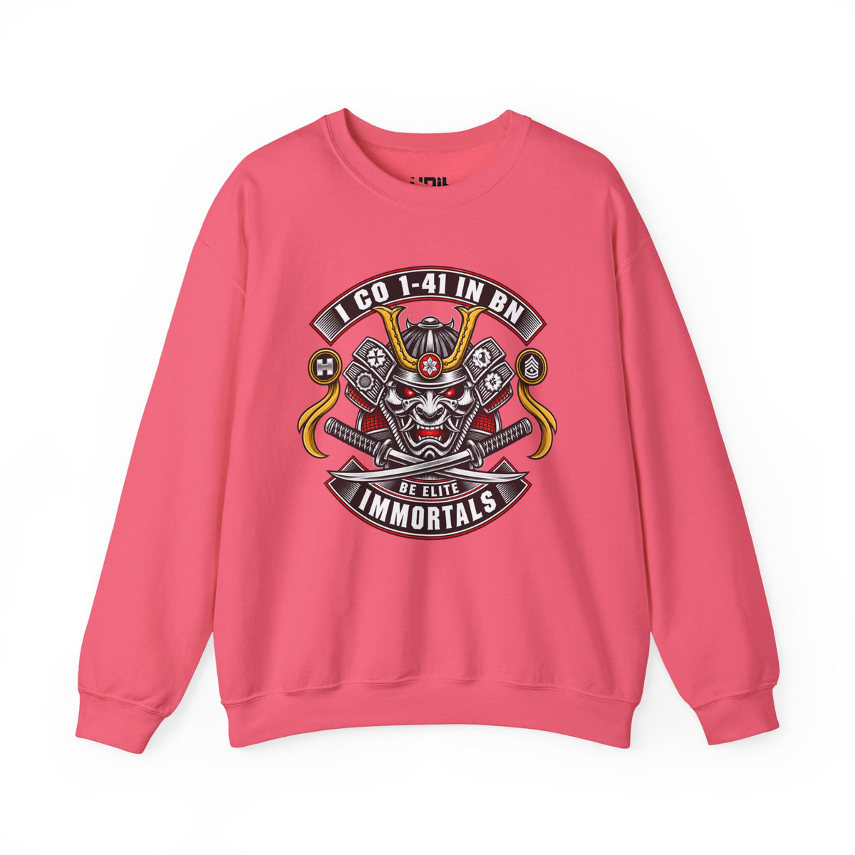 Dynasty I Co 1-41 IN BN - 1-41 EST 1917 Minimalist - Unisex Heavy Blend™ Crewneck Sweatshirt
