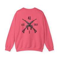 Dynasty I Co 1-41 IN BN - 1-41 EST 1917 Minimalist - Unisex Heavy Blend™ Crewneck Sweatshirt