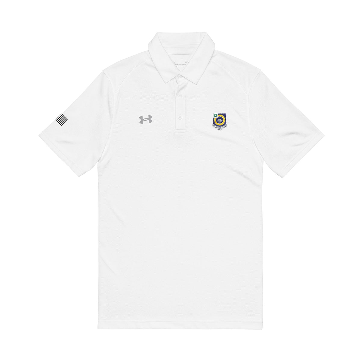 1-41 BN 1 Crest Flag - Under Armour® Men's Polo Shirt (Embroidery)