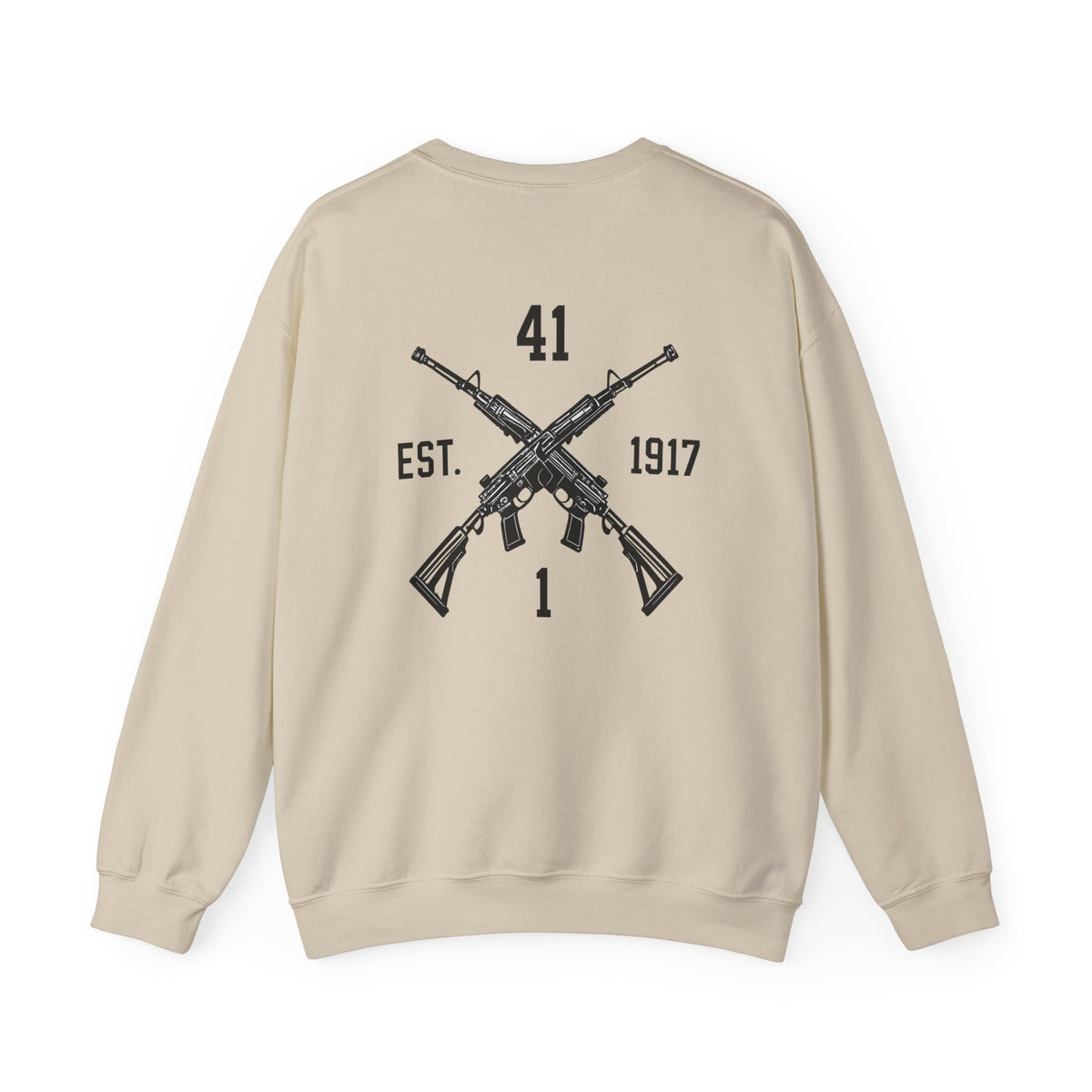 Dynasty I Co 1-41 IN BN - 1-41 EST 1917 Minimalist - Unisex Heavy Blend™ Crewneck Sweatshirt