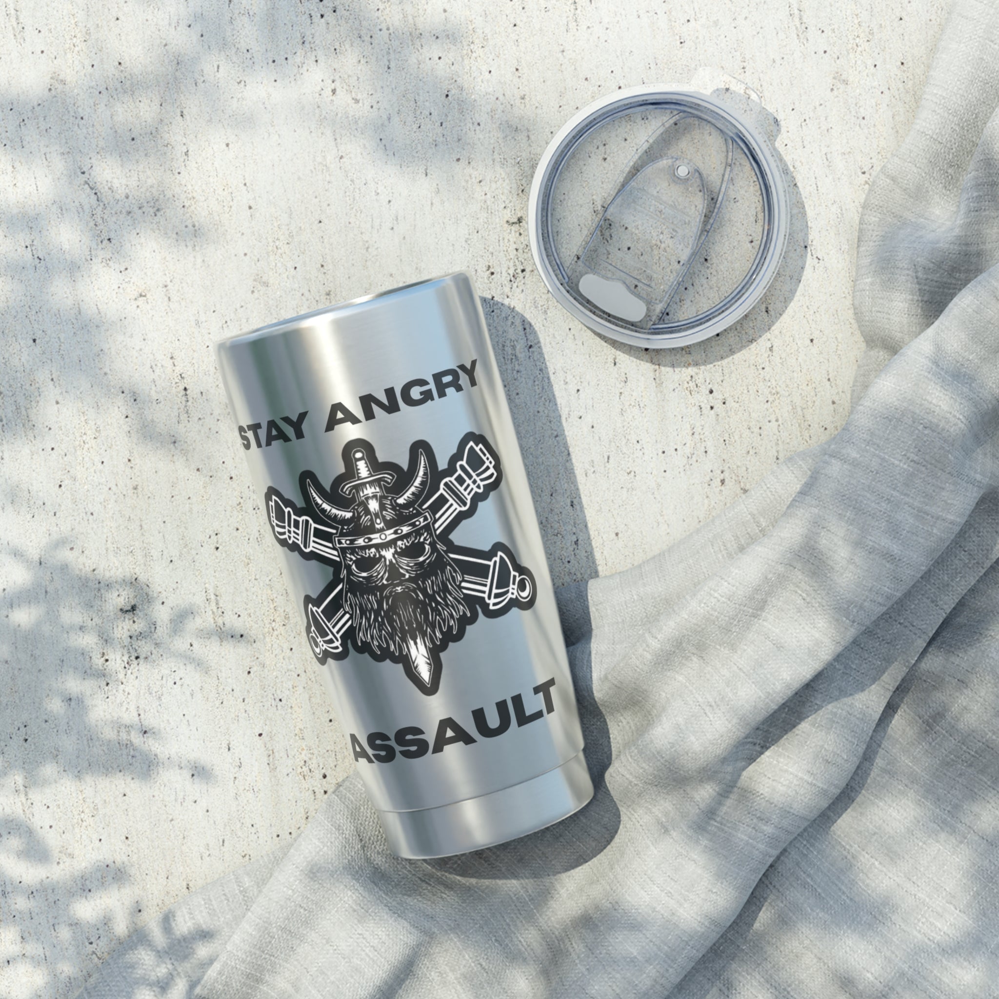 Assault Battery - 20oz Stainless Steel Tumbler